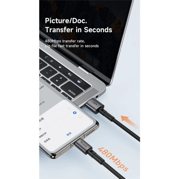 کابل تبدیل USB به TYPE-C مک دودو مدل CA-3590 - تصویر 3